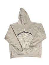 SP5DER HOODIE "ARACHNYPHOBIA GREY"