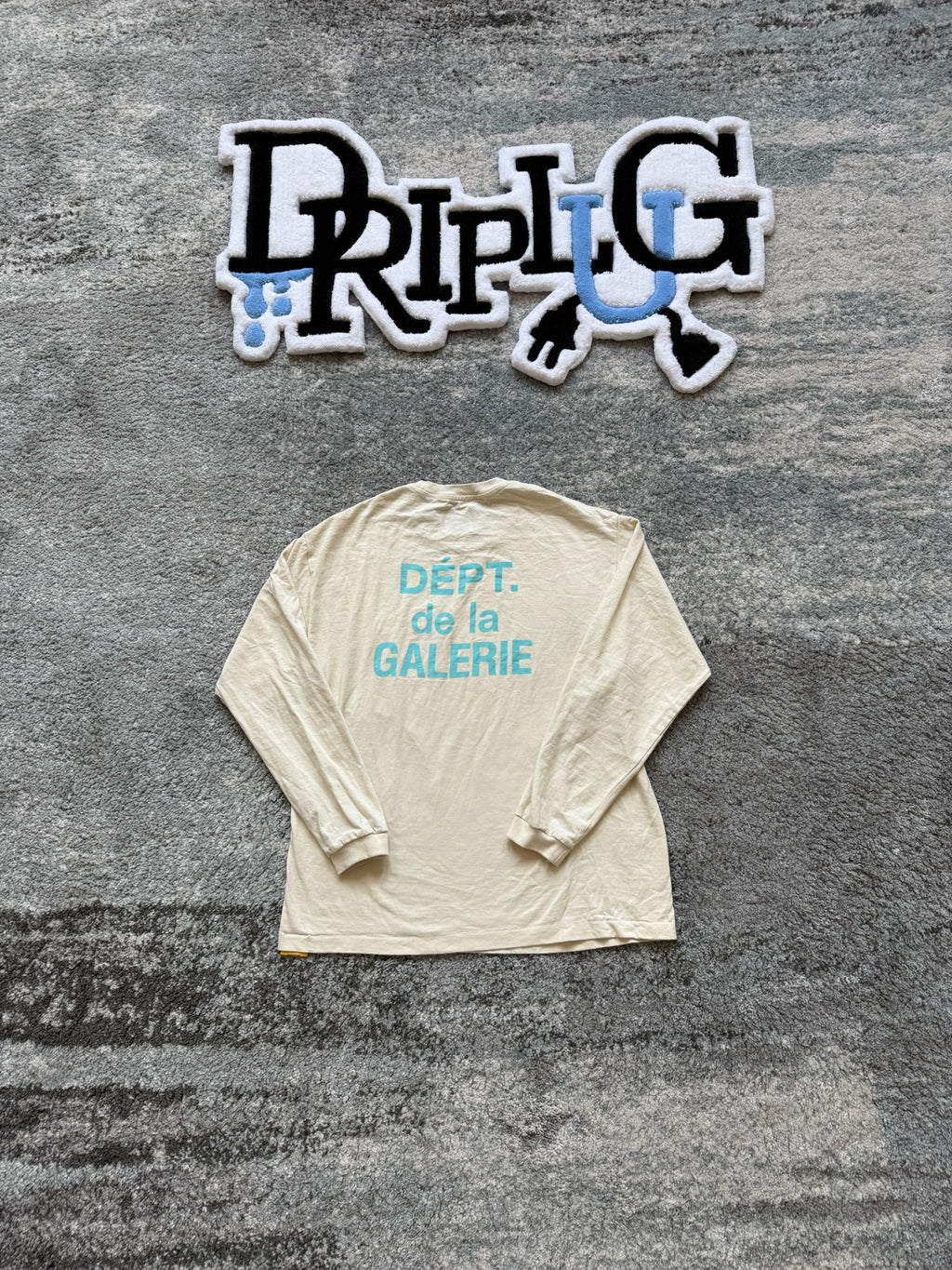 GALLERY DEPT LONGSLEEVE "CREME AND TEAL"