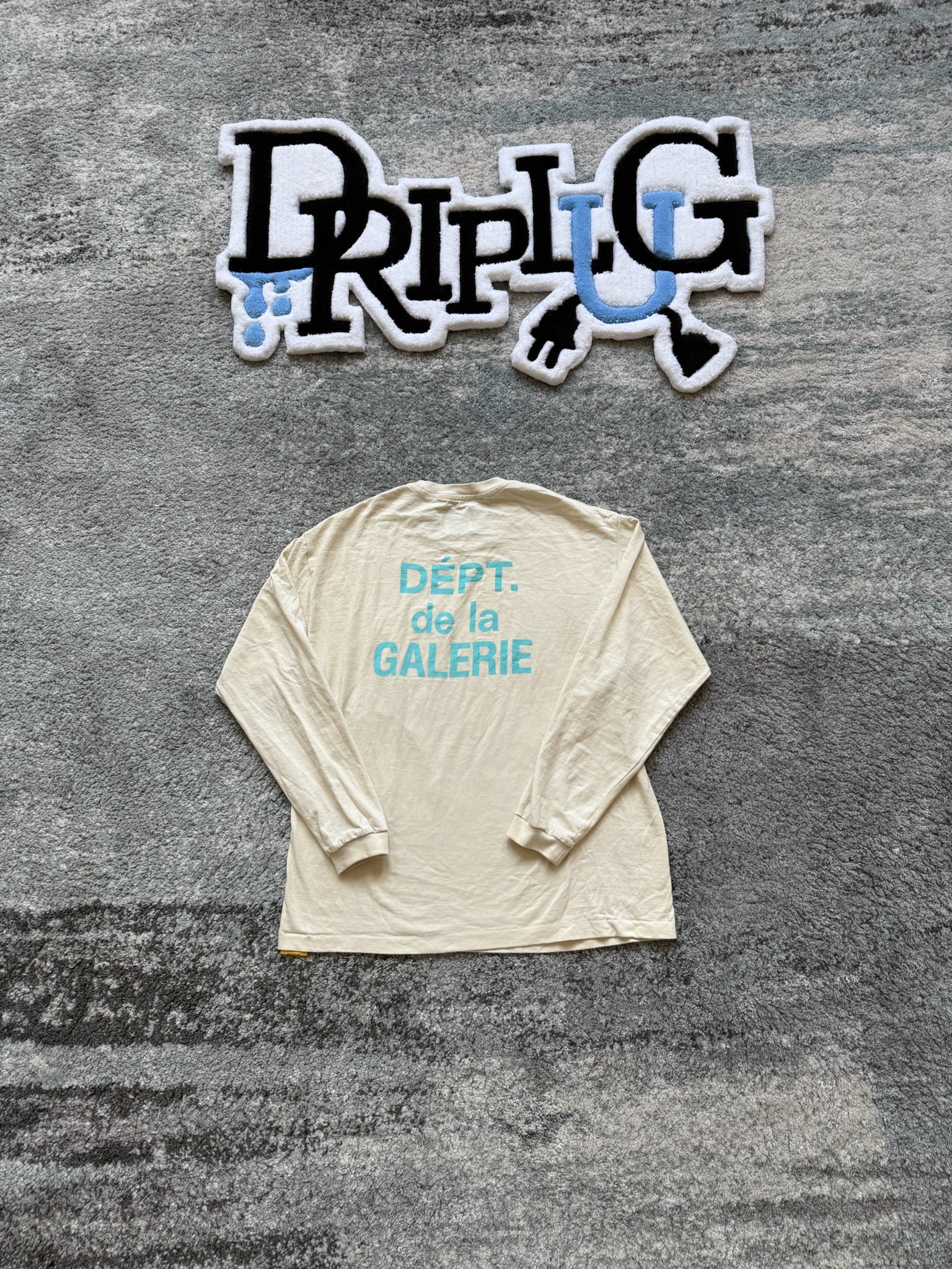 GALLERY DEPT LONGSLEEVE "CREME AND TEAL"
