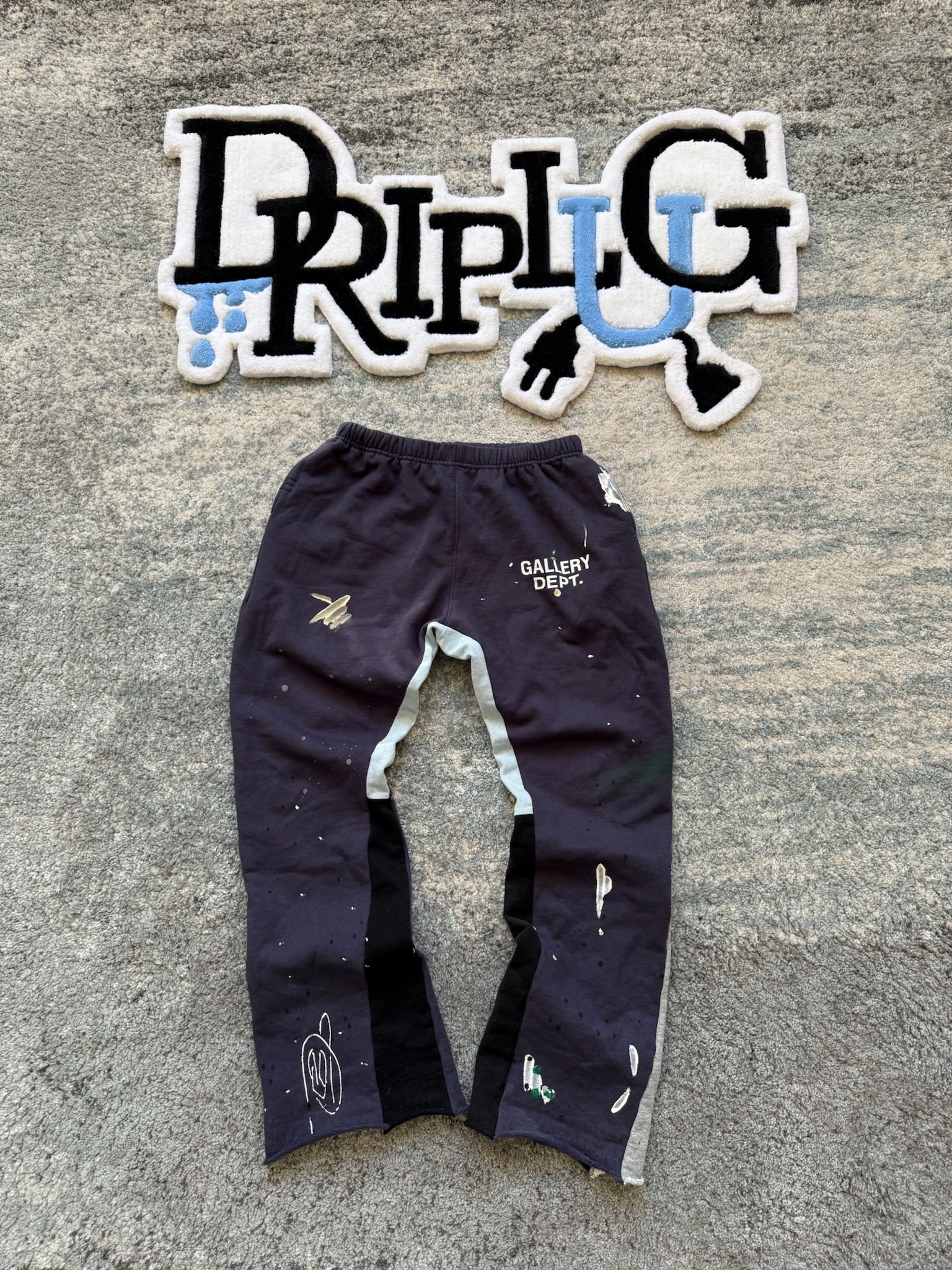 GALLERY DEPT FLARES "NAVY BLUE"