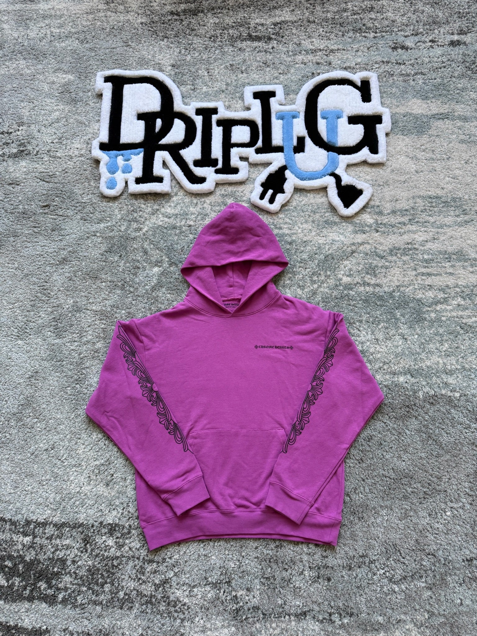 CHROME HEARTS MATTY BOYS HOODIE PURPLE