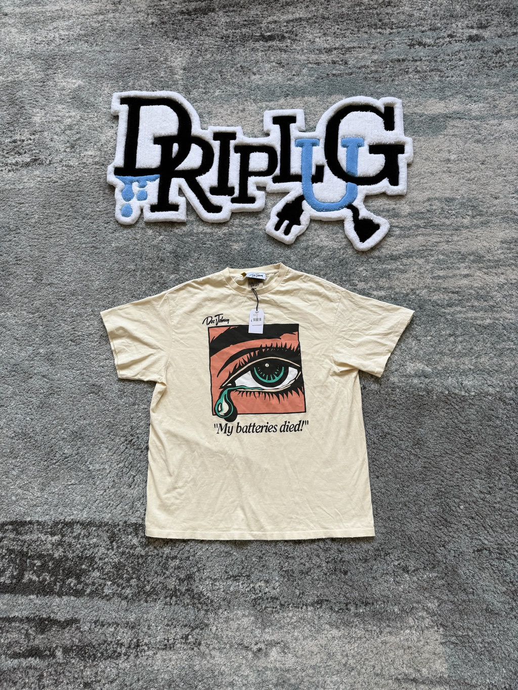 GALLERY DEPT TEE "MY BATTERIES DIED"