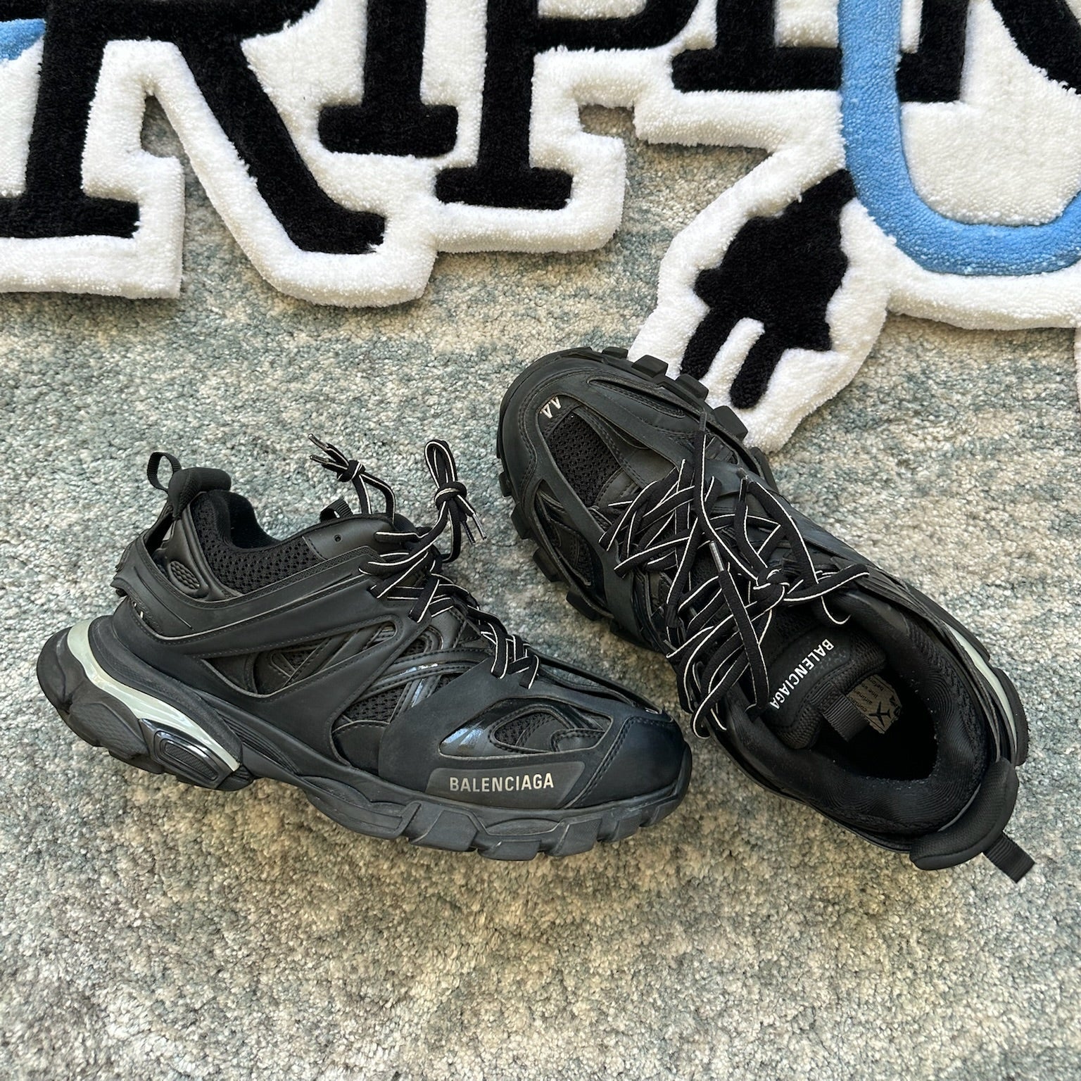 BALENCIAGA TRACK RUNNERS LED "BLACK"