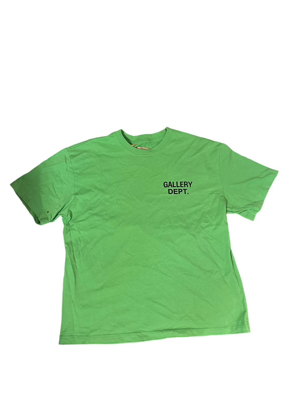 GALLERY DEPT TEE "LIME GREEN"