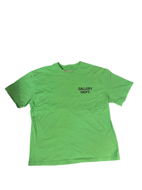 GALLERY DEPT TEE "LIME GREEN"