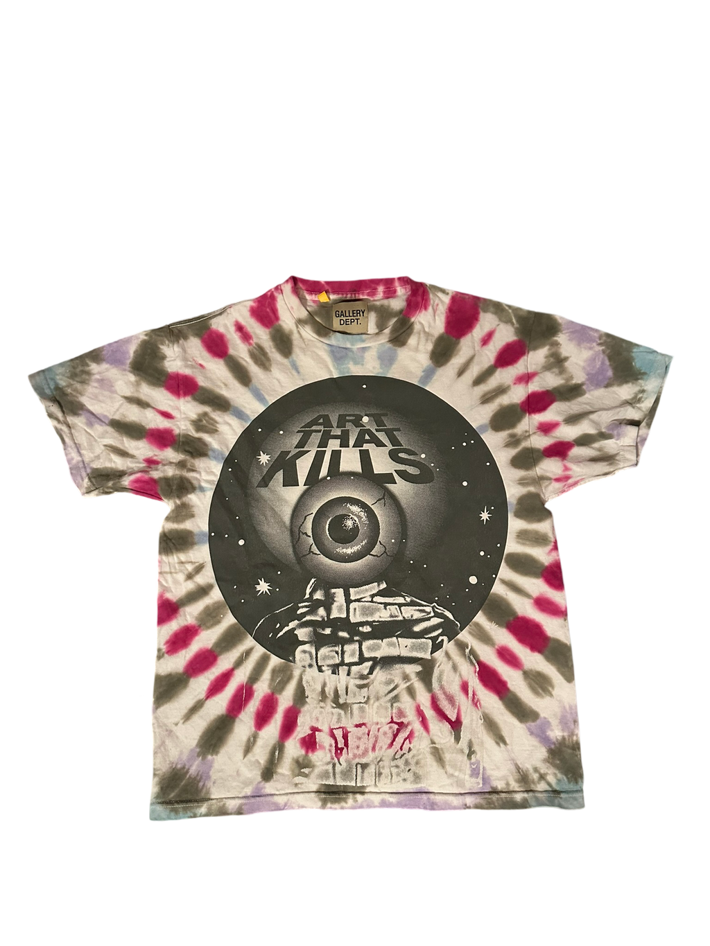 GALLERY DEPT TEE "ART THAT KILLS TYE DYE"