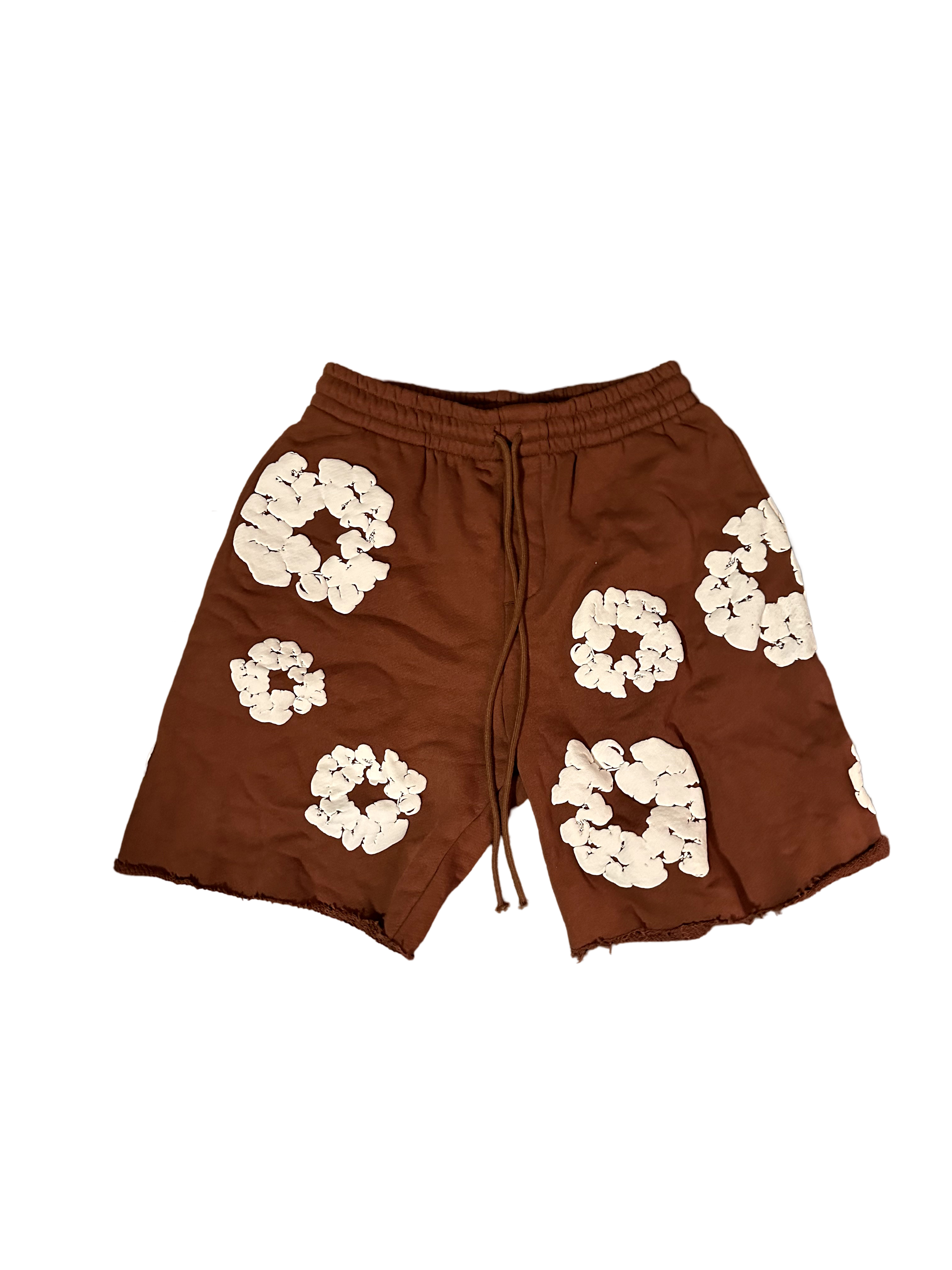 DENIM TEARS SHORTS "BROWN"