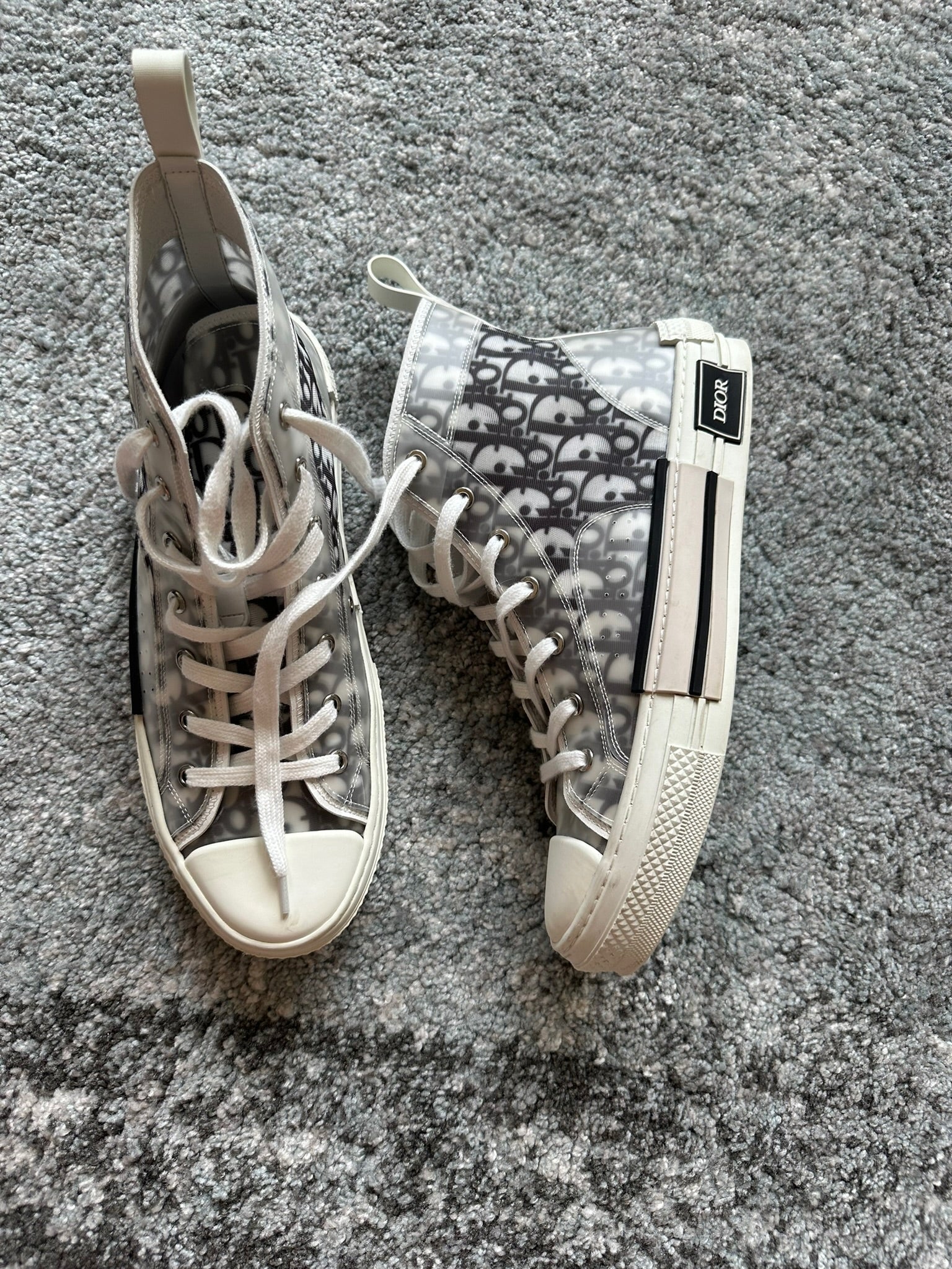 DIOR B23 WHITE HIGH TOP