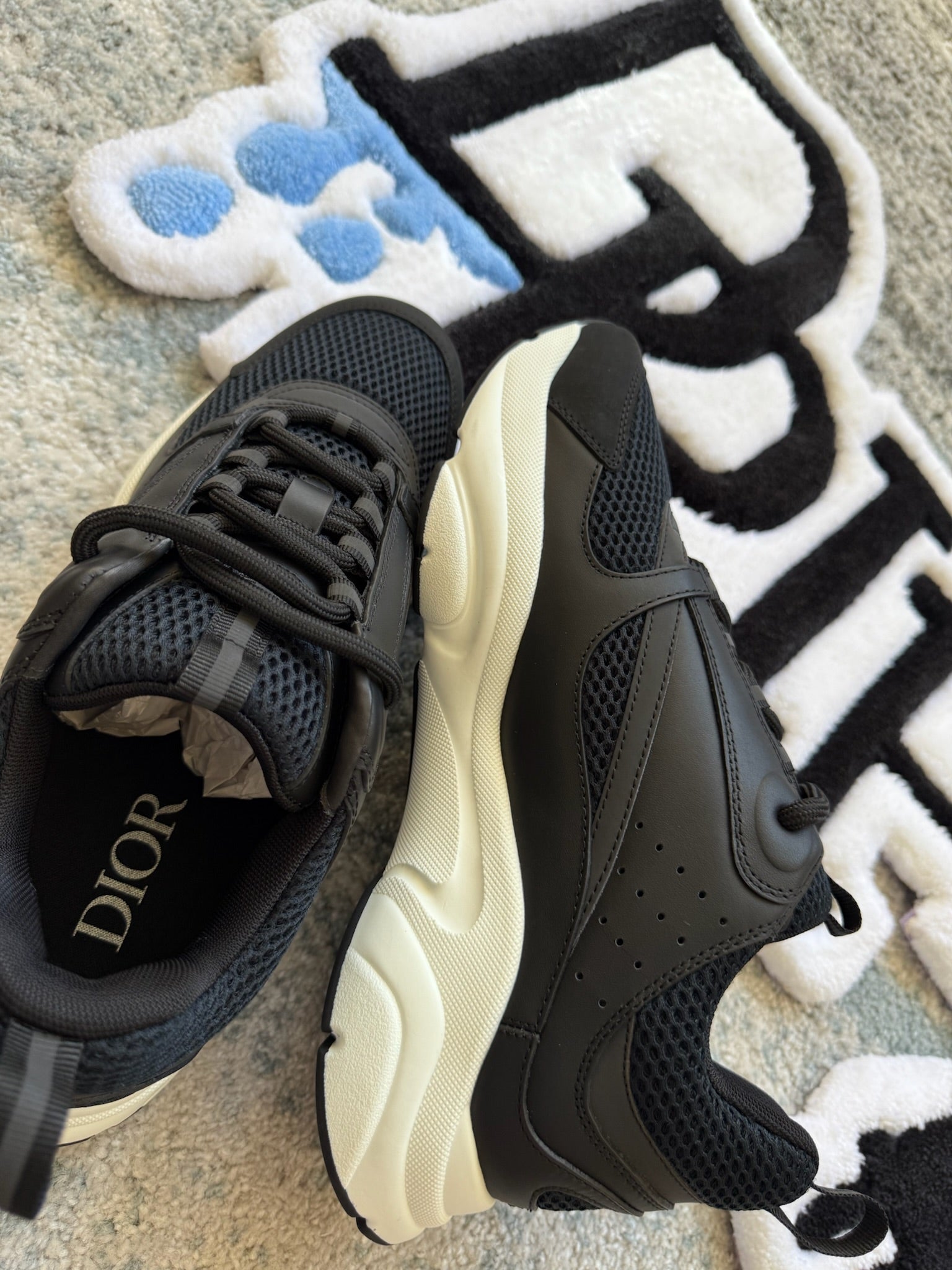 DIOR B22 BLACK AND WHITE