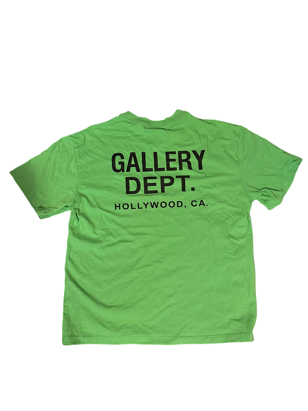 GALLERY DEPT TEE "LIME GREEN"