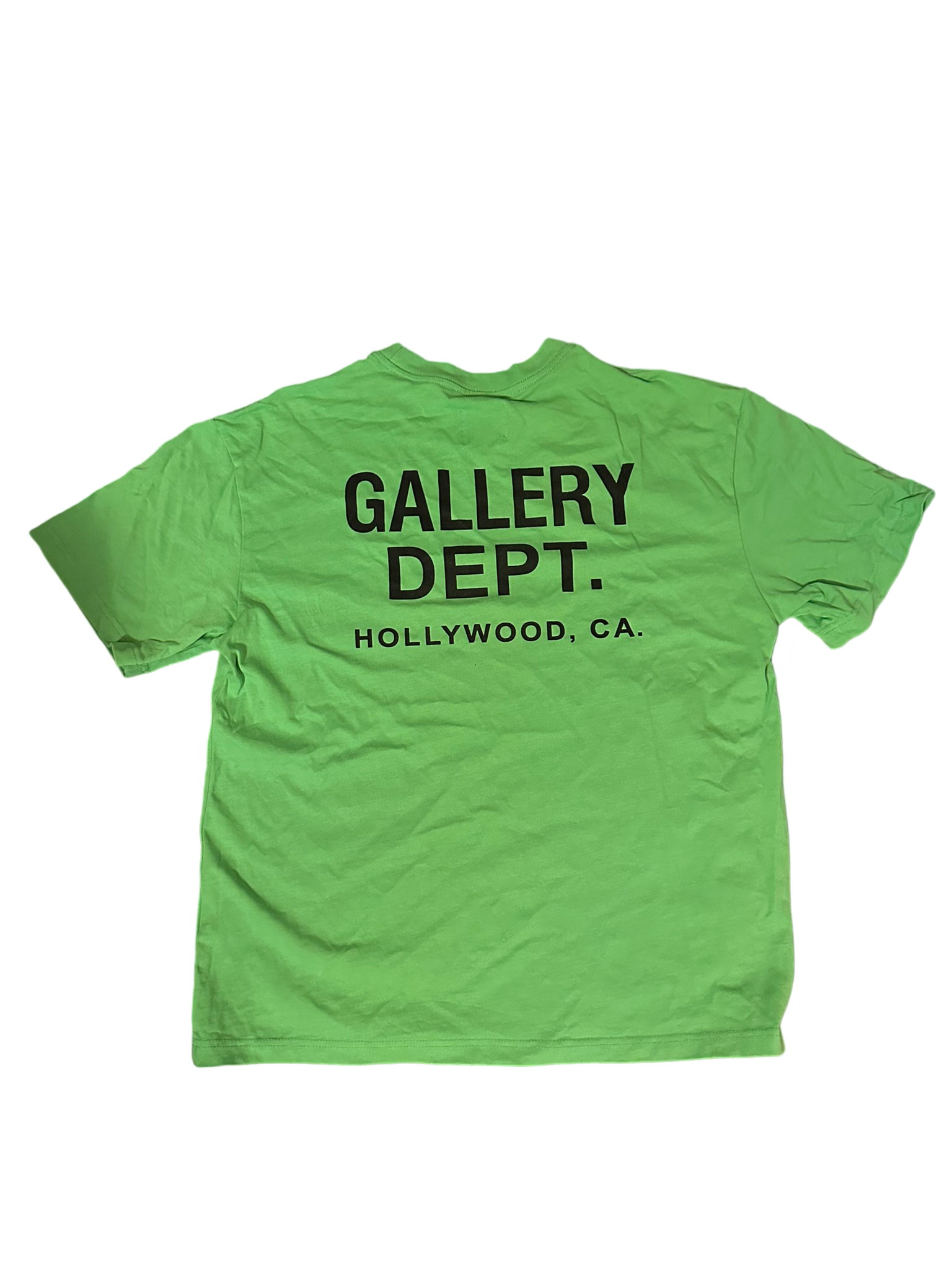 GALLERY DEPT TEE "LIME GREEN"