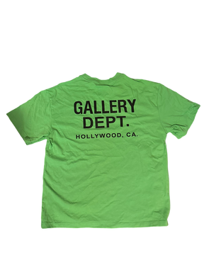 GALLERY DEPT TEE "LIME GREEN"