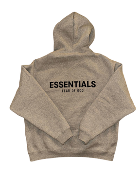ESSENTIALS HOODIE "DARK OATMEAL"