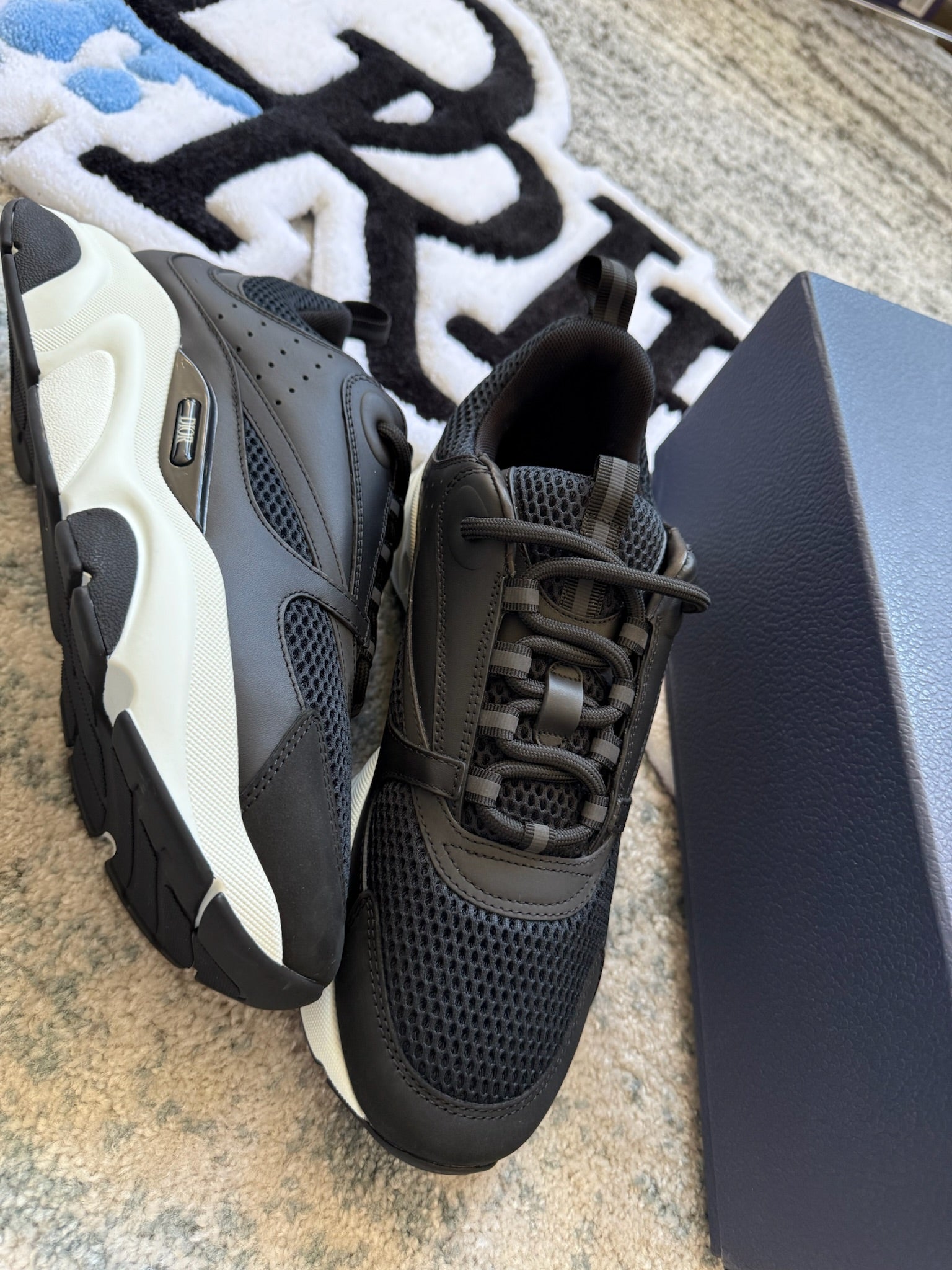 DIOR B22 BLACK AND WHITE