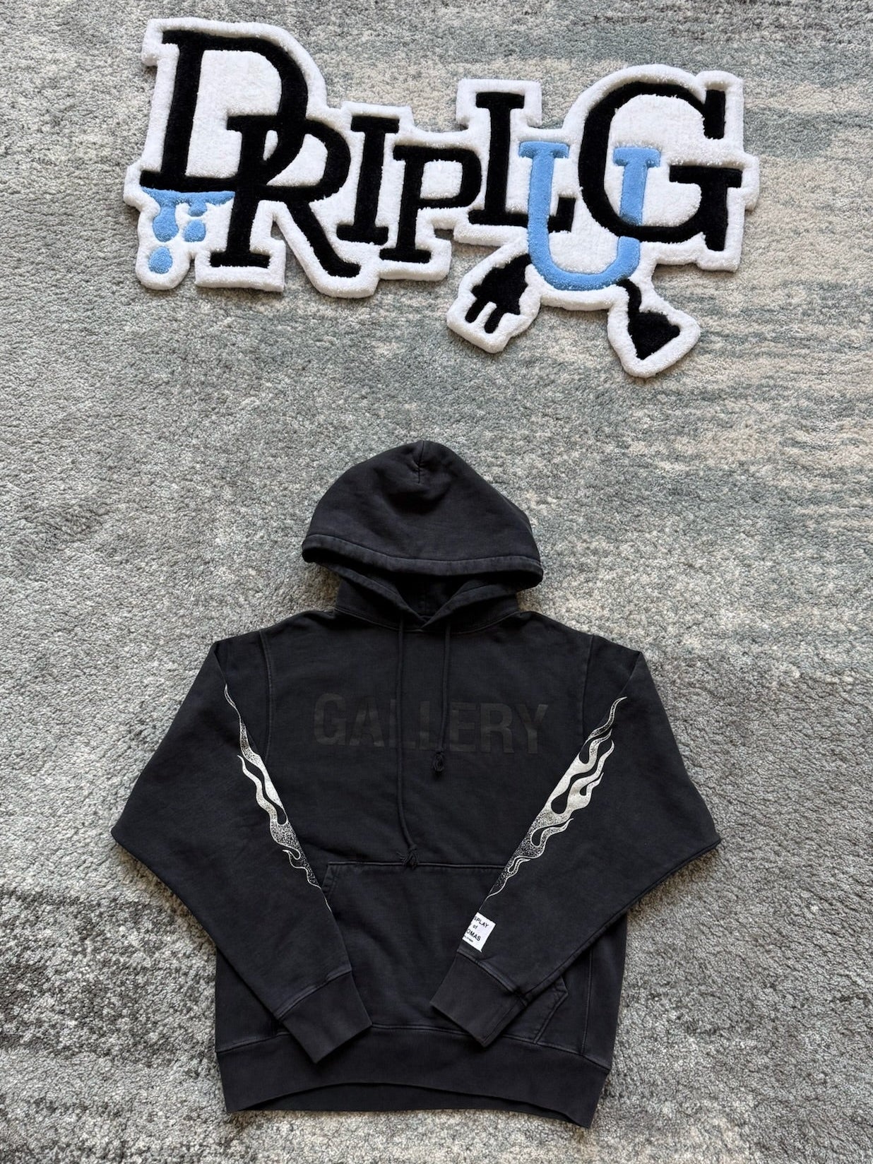 GALLERY DEPT HOODIE " FLAMES"