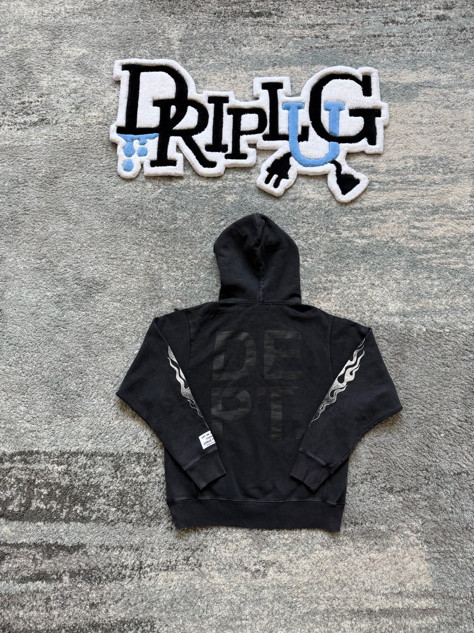 GALLERY DEPT HOODIE " FLAMES"