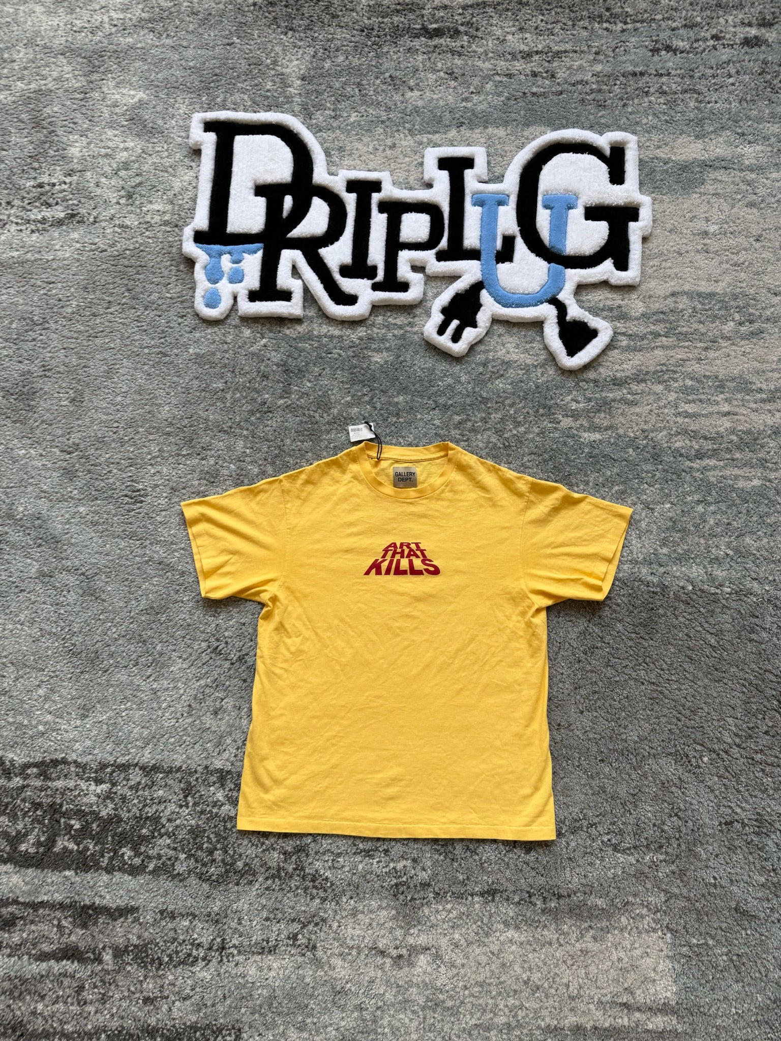 GALLERY DEPT "ART THAT KILLS" YELLOW TEE