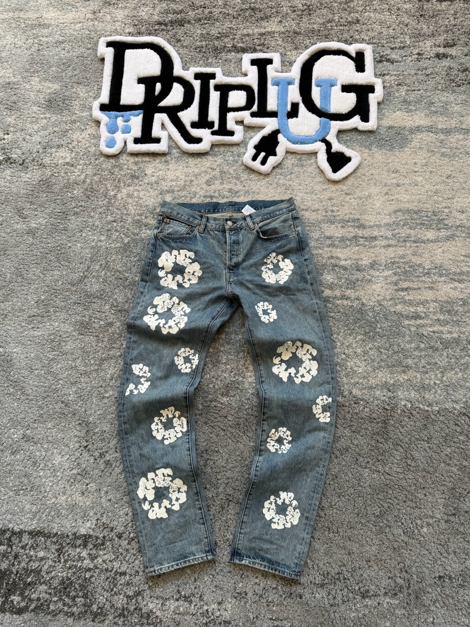 DENIM TEARS JEANS BLUE