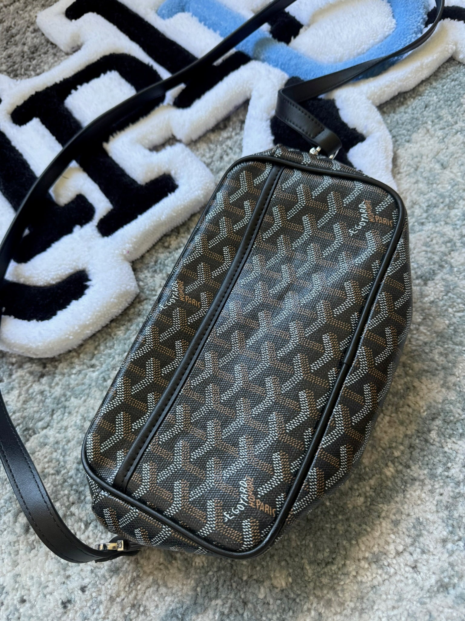 GOYARD CAP VERT "BLACK AND YELLOW"