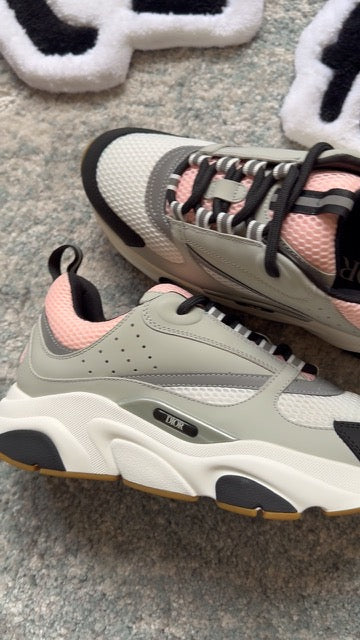 DIOR B22 SALMON PINK AND GREY