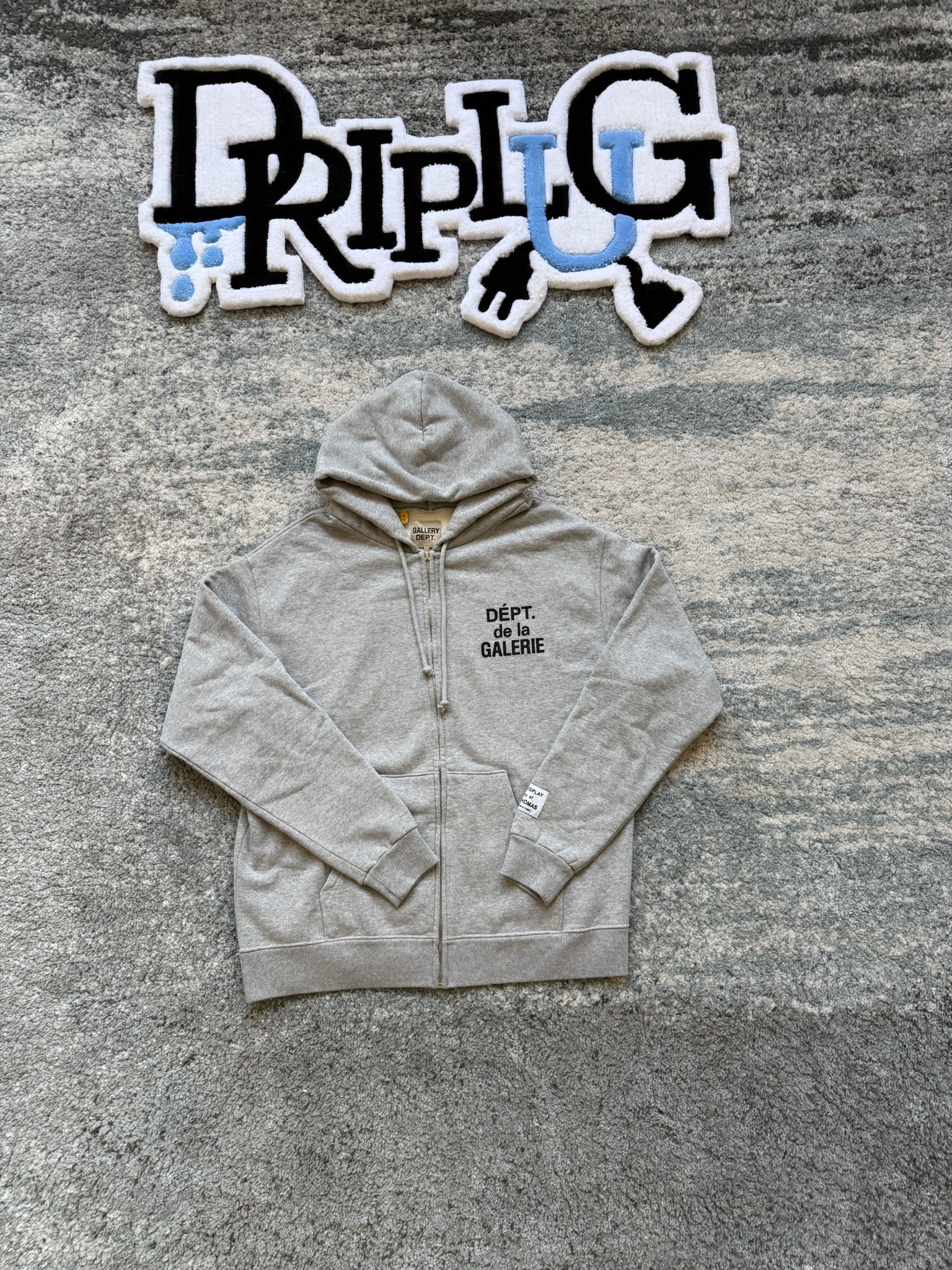 GALLERY DEPT GREY ZIP UP